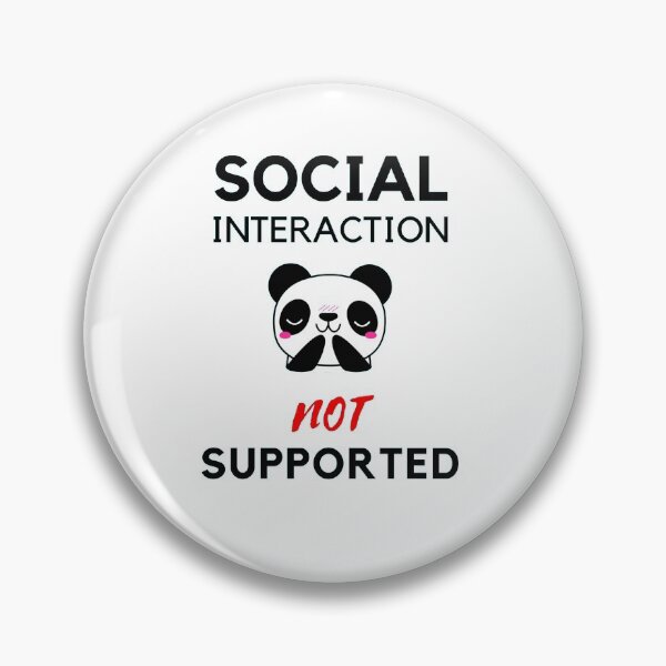 Item preview,  Social interaction not supported sarcastic quote t shirt [SNS39] designed and sold by HIPNOTIZAR  CRAFTS.