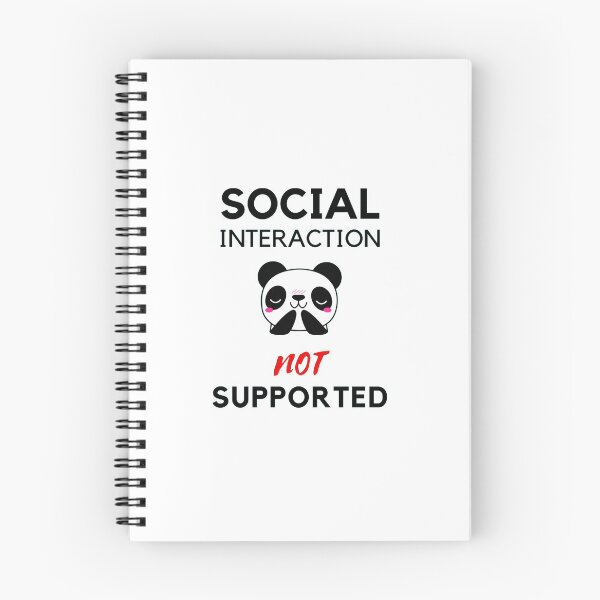 Item preview,  Social interaction not supported sarcastic quote t shirt [SNS39] designed and sold by HIPNOTIZAR  CRAFTS.