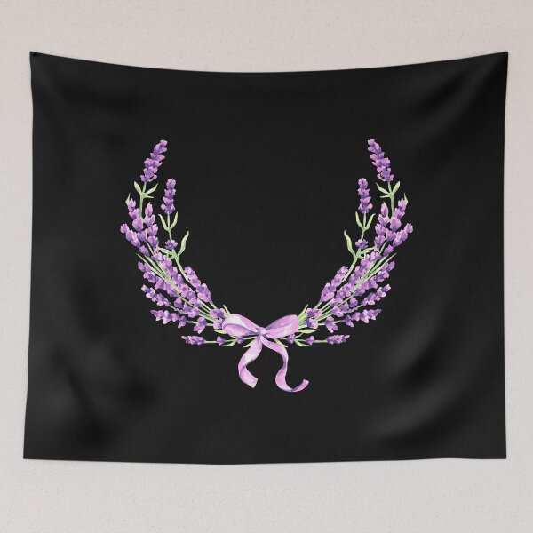 Item preview, Purple Flower Wreath  designed and sold by walterjd.