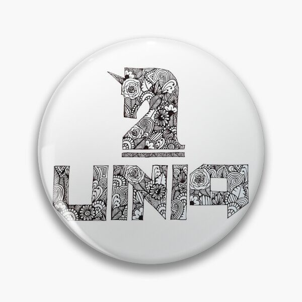 Item preview, Zentangle UNIQ logo designed and sold by TheHermitCrab.