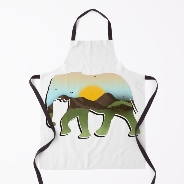 Item preview, Elephant Silhouette; Savana Mountain Scene; Baobab Tree designed and sold by Mai Designs.