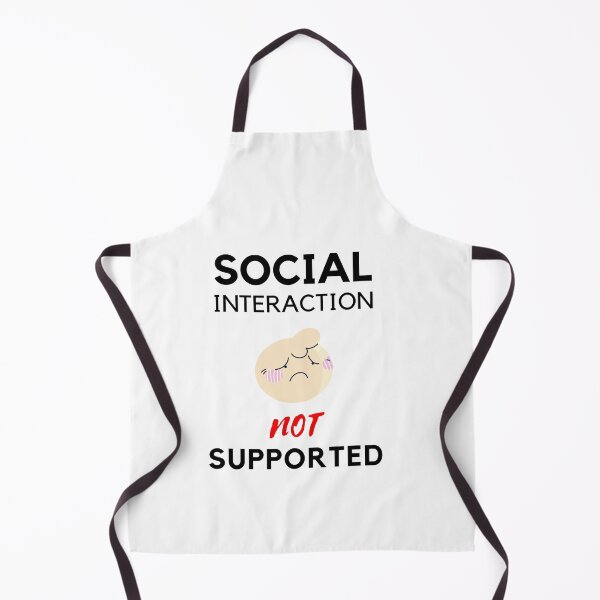 Item preview, Social interaction not supported sarcastic quote t shirt [SNS40] designed and sold by HIPNOTIZAR  CRAFTS.