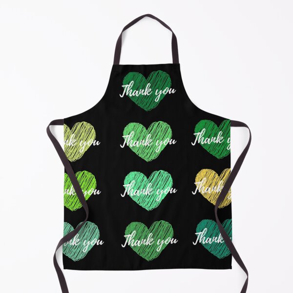 Item preview, Thank you pattern and sticker - green and white edition designed and sold by InyasArt.