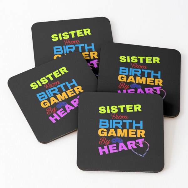 Item preview, Sister from Birth gamer by heart designed and sold by Angees.