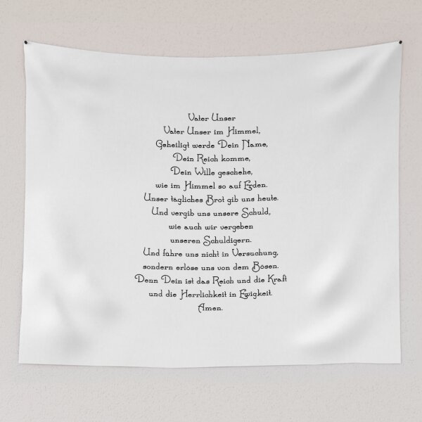 Item preview, Our Father prayer in German designed and sold by Lupappdesigns.