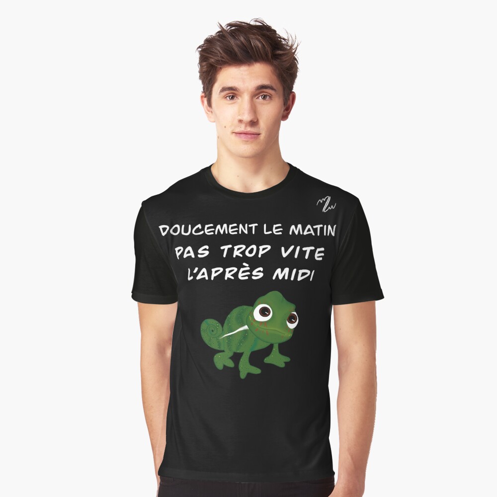 Doucement Le Matin Pas Trop Vite L après Midi T-shirt « Doucement le matin pas trop vite l'après midi », par Emyria |  Redbubble