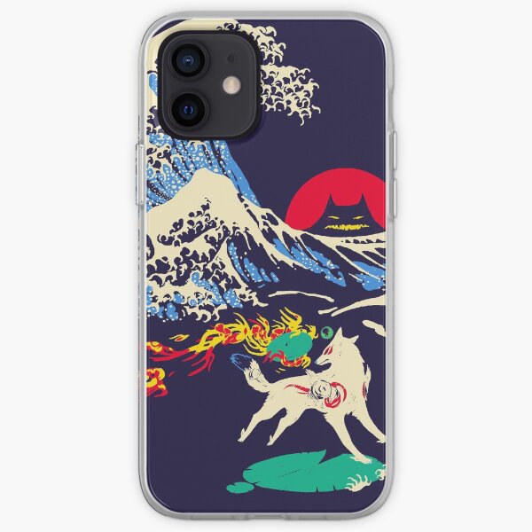The Great Wave off Oni Island iPhone Soft Case