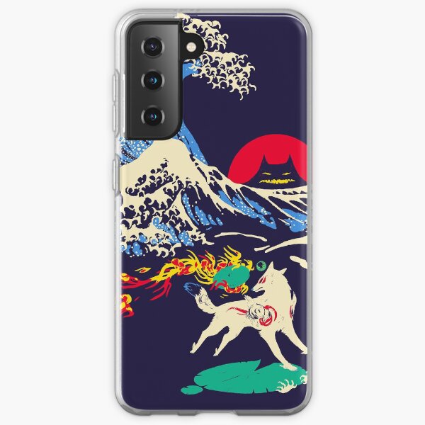 The Great Wave off Oni Island Samsung Galaxy Soft Case