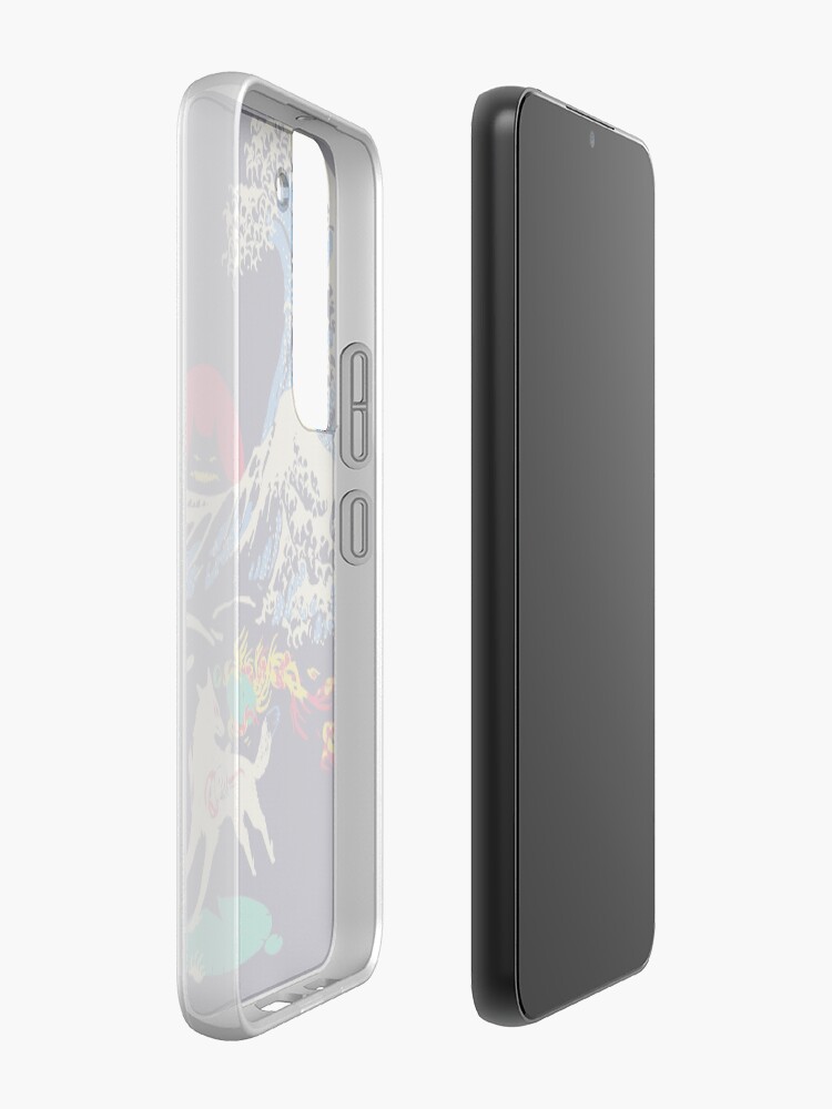 Alternate view of The Great Wave off Oni Island Samsung Galaxy Phone Case