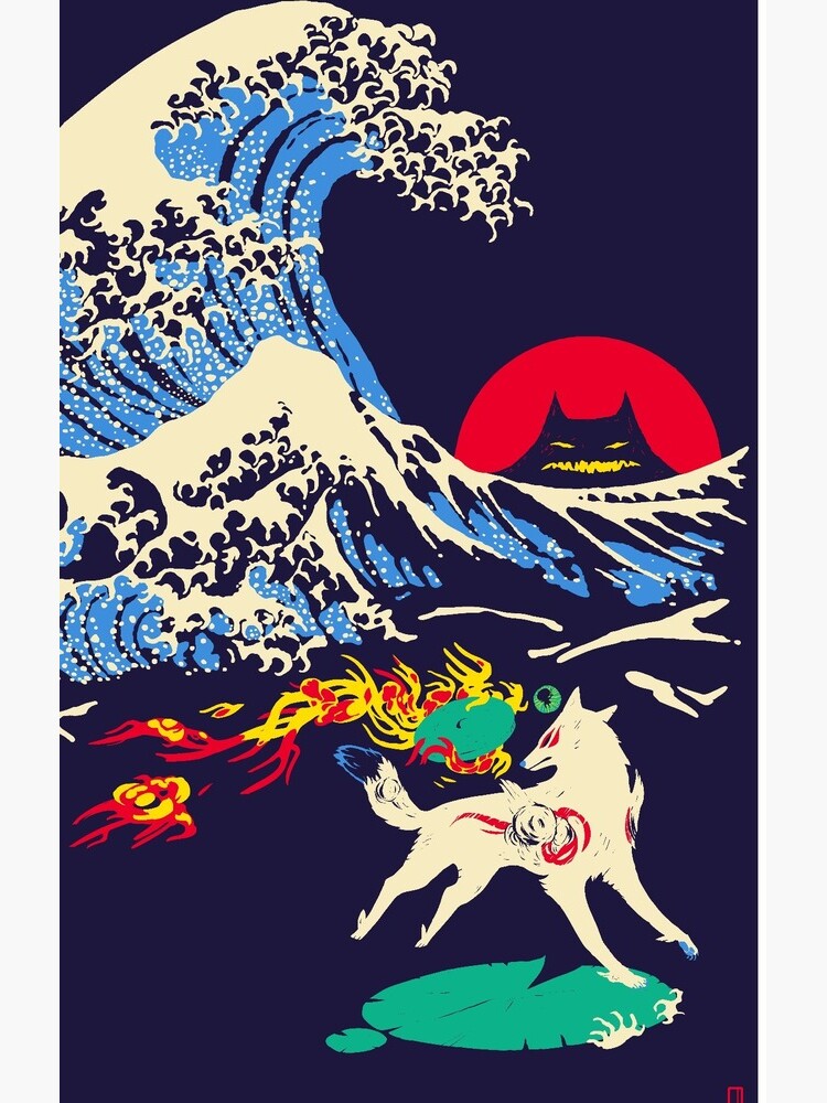 The Great Wave off Oni Island by carbatine