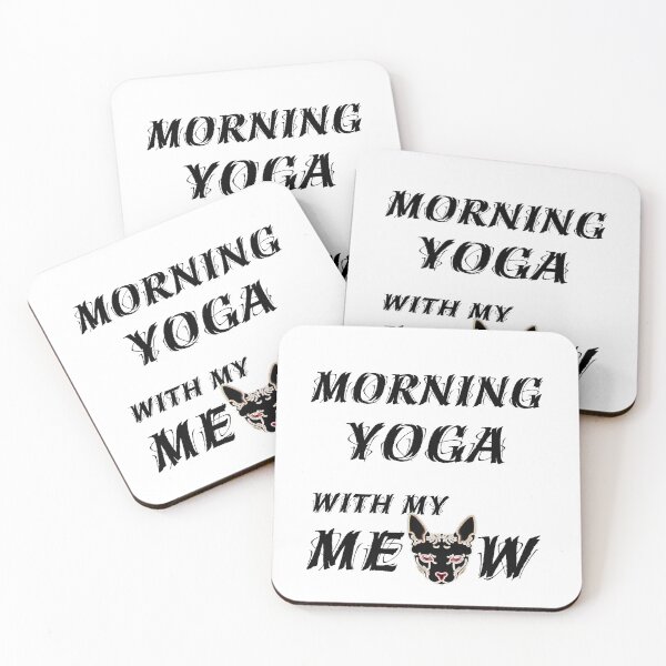 Item preview, Morning Asana With My Cat designed and sold by TeesFashion.
