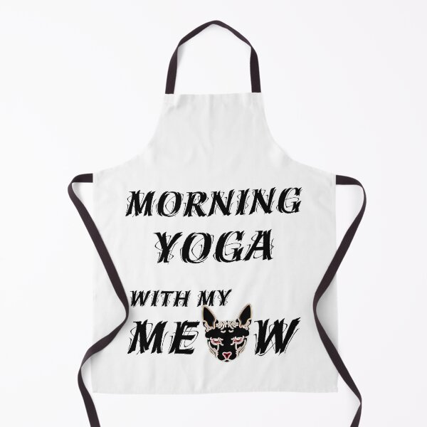 Item preview, Morning Asana With My Cat designed and sold by TeesFashion.