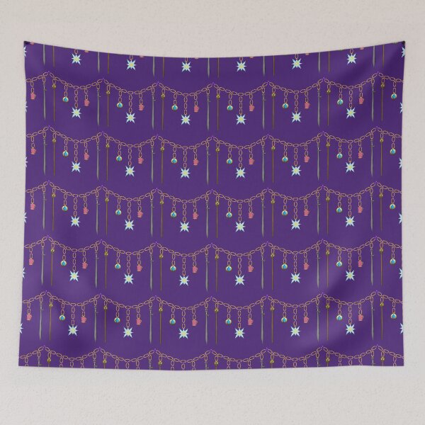 Item preview, Tarot Charm chain purple designed and sold by LanDiMonk.