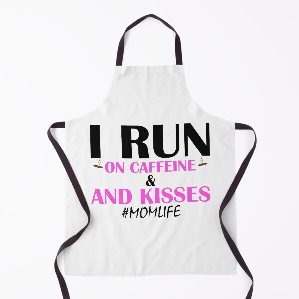 Item preview, I Run On Caffeine And Kisses #Momlife designed and sold by AJ-DesignCo.