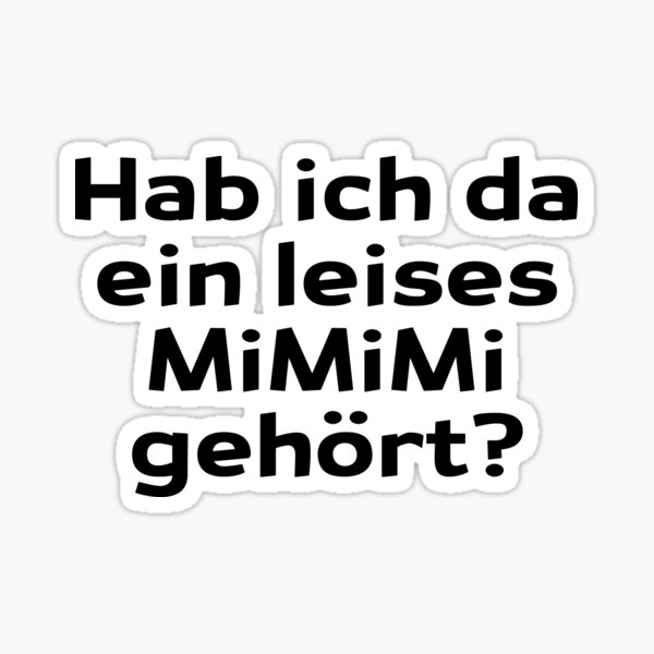 Mimimi Stickers Redbubble