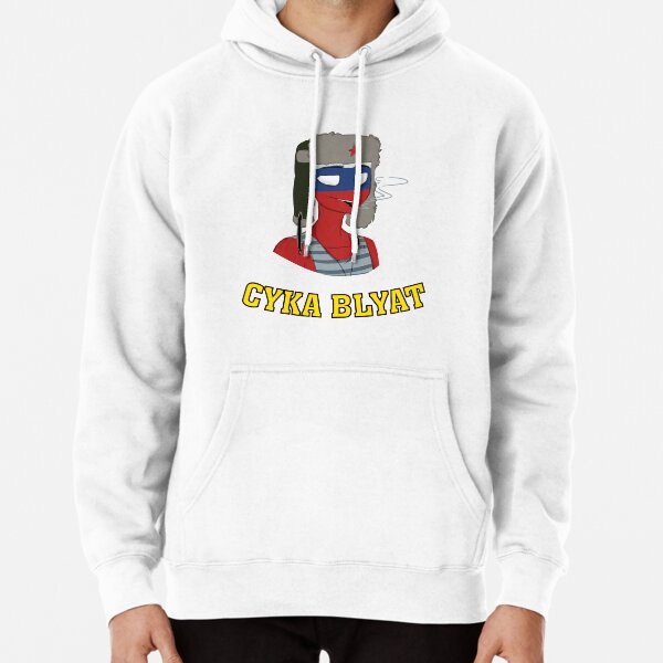 Slav Squat Cyka Blyat Pullover Hoodie for Sale by Daytone