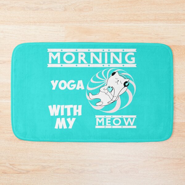 Item preview, Morning Yoga With My Sleeping Meow designed and sold by TeesFashion.