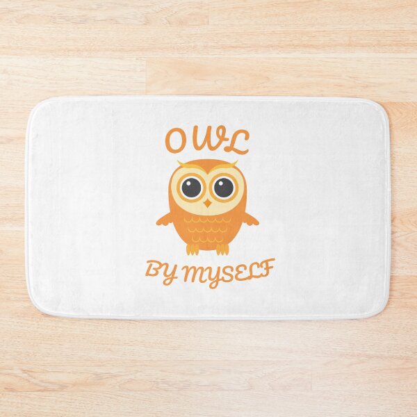 Item preview, Owl By Myself Pun designed and sold by emzimerch1.