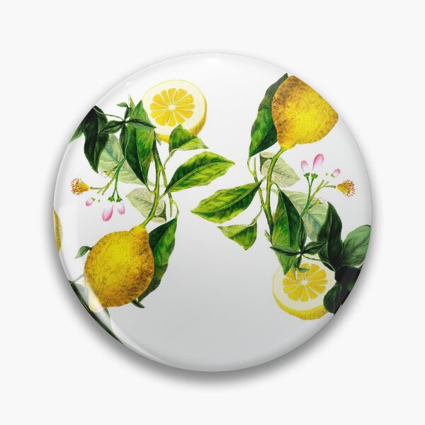 Item preview, Lemon and blossom pattern designed and sold by PG Illustration.