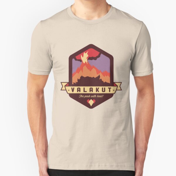 Valakut - The peak with heat! Slim Fit T-Shirt