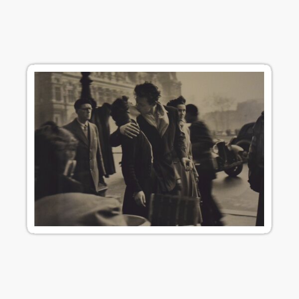 A Kiss in Paris. Sticker