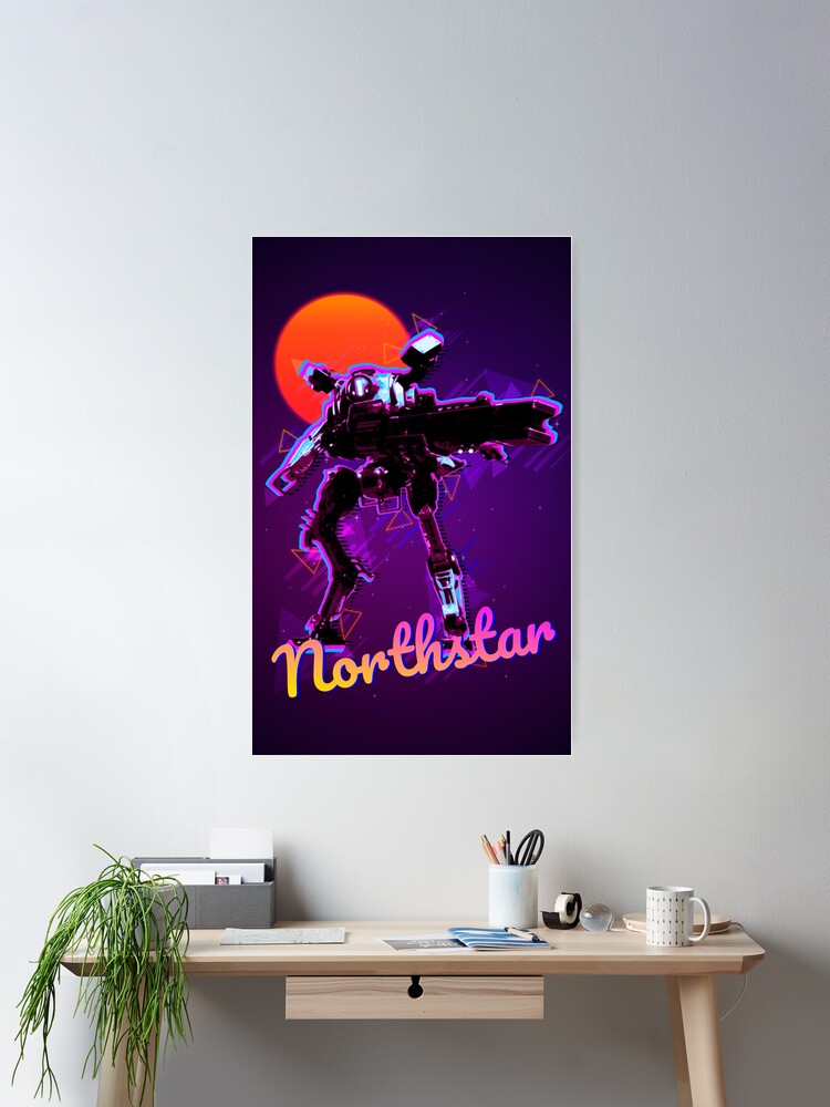 Thumbnail 1 of 3, Poster, Titanfall 2 Northstar designed and sold by Butterfly-Dream.
