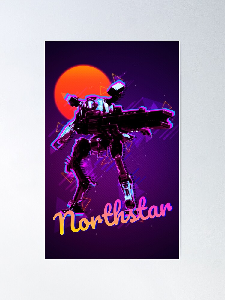 Thumbnail 2 of 3, Poster, Titanfall 2 Northstar designed and sold by Butterfly-Dream.