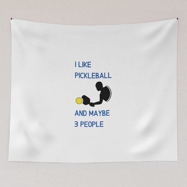 Item preview, I like Pickleball and maybe 3 people funny pickleball gift T-Shirt designed and sold by lhousshop.