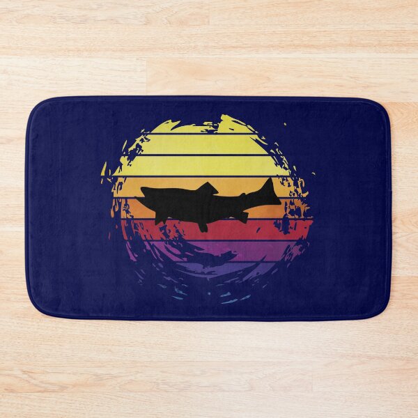 Item preview, Fish water animal on retrostyle retro background designed and sold by ChatterFox.