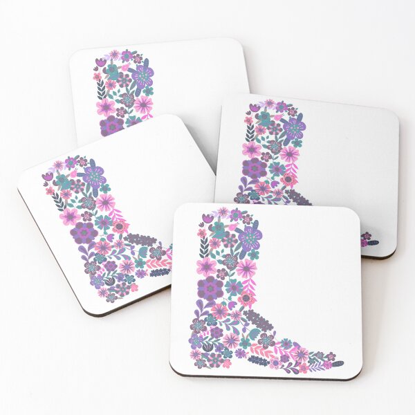 Item preview, Purple Botanic Boot designed and sold by laurakarot.