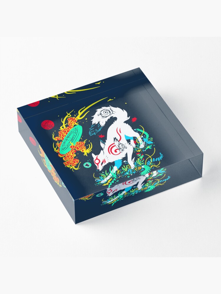 Alternate view of Kami of the Rising Sun Acrylic Block