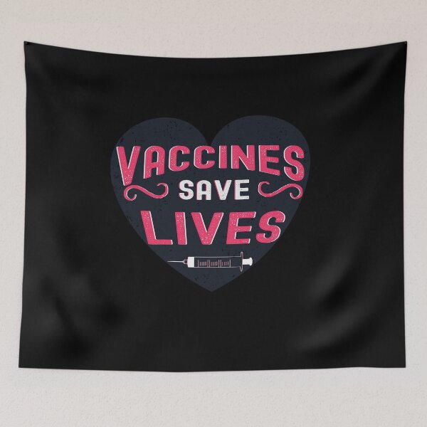 Item preview, Vaccines Save Lives Heart Love Gift for Valentine designed and sold by PinkyTree.