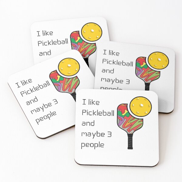 Item preview, I like Pickleball and maybe 3 people funny pickleball gift T-Shirt designed and sold by lhousshop.