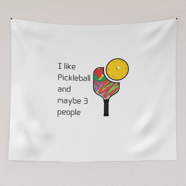 Item preview, I like Pickleball and maybe 3 people funny pickleball gift T-Shirt designed and sold by lhousshop.