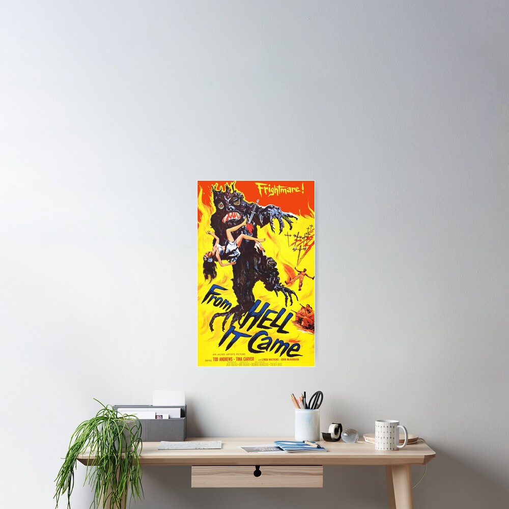 From Hell it Came Poster