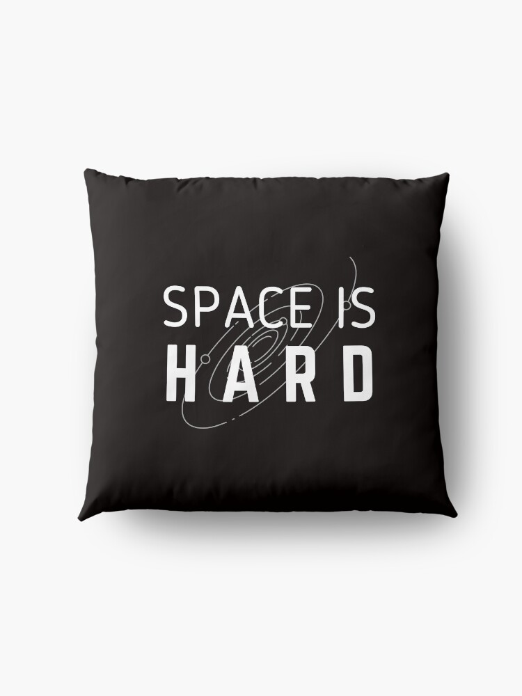 Alternate view of Space Is Hard - Space Force - Light Floor Pillow