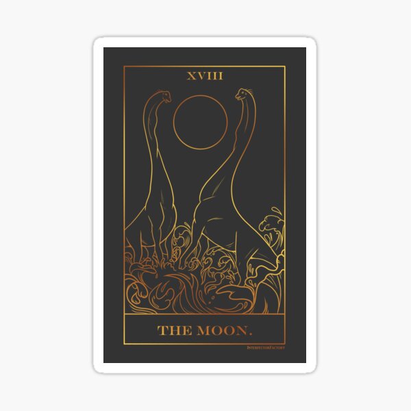 Item preview, Moon Dinosaur Giraffatitan sauropod Tarot designed and sold by InterfectorFactory.