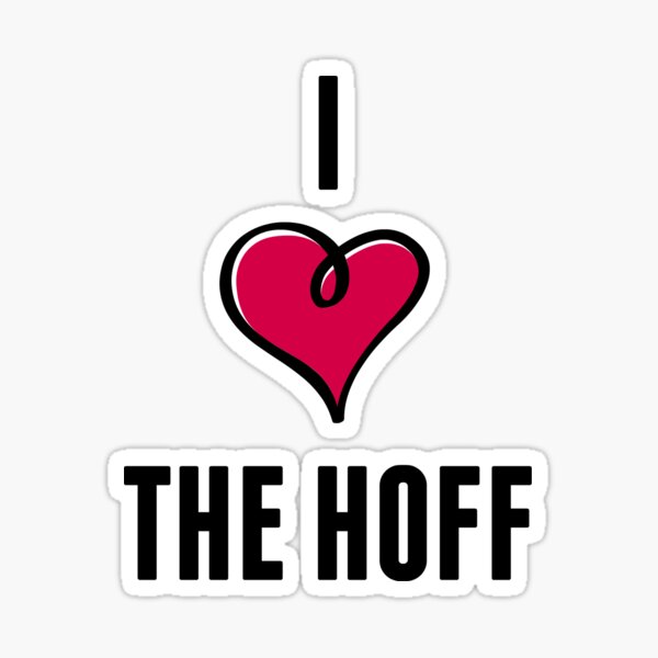 Ich liebe den Hoff Sticker