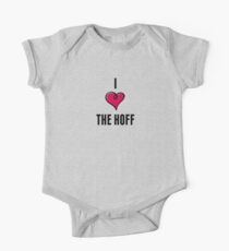 I Love The Hoff One Piece - Short Sleeve