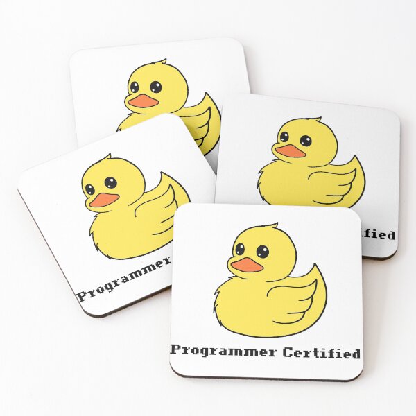 Item preview, Programmer Certified Ducky designed and sold by CrystalLeo.