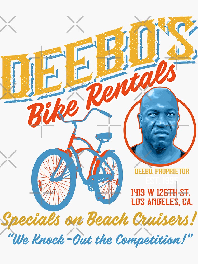 deebo with bike. | Greeting Card