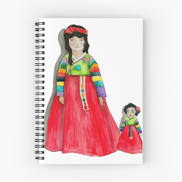Artikelvorschau, Aquarell - Koreanisches Mädchen mit Puppe entworfen und verkauft von Karolien Kenis.