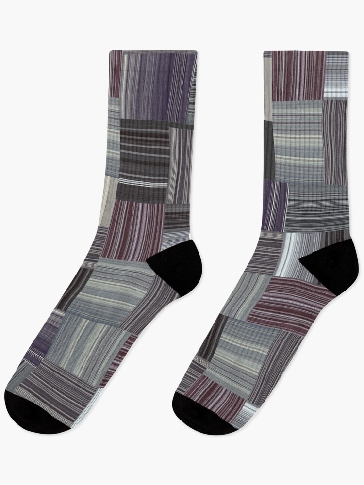Thumbnail 1 of 5, Socks, waving pattern designed and sold by superchrupki.