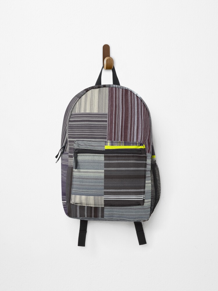 Thumbnail 1 of 3, Backpack, waving pattern designed and sold by superchrupki.
