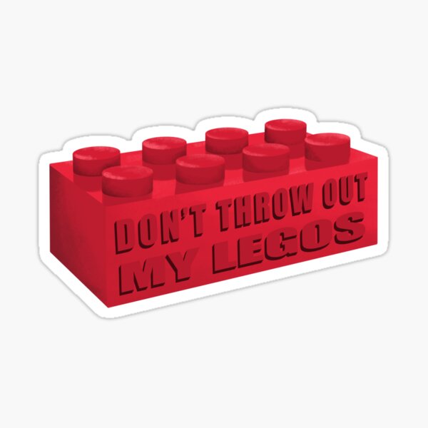 AJR Don't Throw Out My Legos Song Lyric Sticker