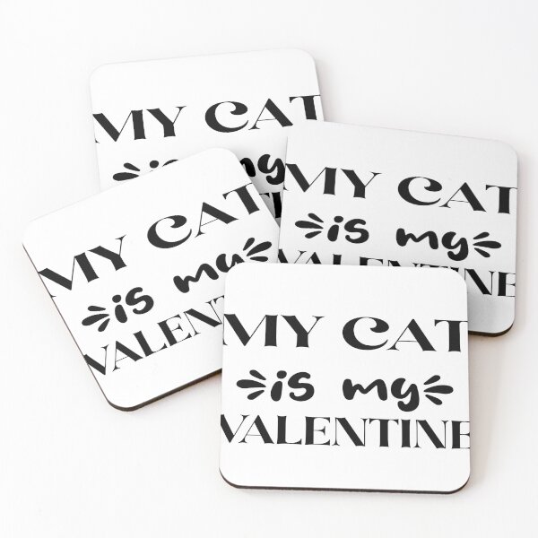 Item preview, My Cat Is My Valentine For Cat Lover designed and sold by artdes1gn.