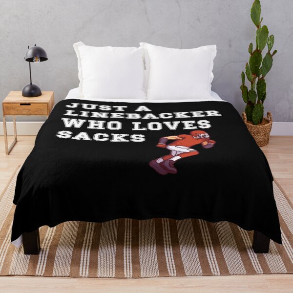 Item preview, Football Linebacker who Loves Sacks designed and sold by FalkDania.