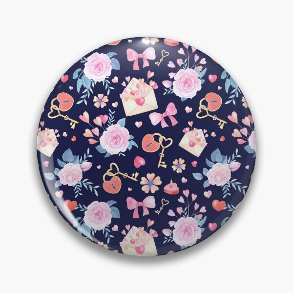 Item preview, Watercolor Pattern With Pink Red Heart designed and sold by SSK Designs.