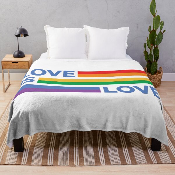 Item preview, Love Is Love LGBT Pride Rainbow designed and sold by BunnyPrinceDegn.
