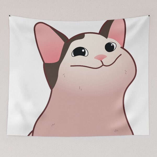 Item preview, Popping Cat Meme designed and sold by Marvel Rivals Art.